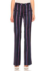 Altuzarra Serge Trousers In Blue,stripes
