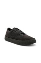 Yeezy Washed Canvas Crepe Sneakers In Black
