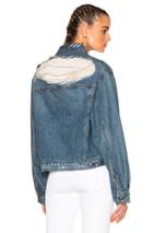 Iro . Jeans Bill Jacket In Blue