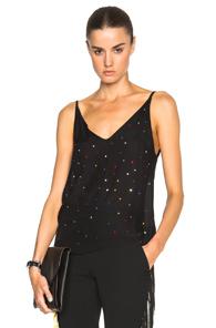 Christopher Kane Ombre Tank In Black