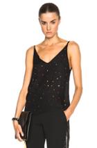 Christopher Kane Ombre Tank In Black