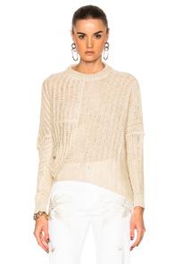 Stella Mccartney Chunky Stitch Sweater In Neutrals