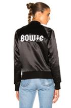 Catherine Fulmer Bowie Bomber Jacket In Black