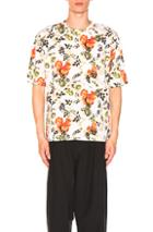 3.1 Phillip Lim Box Cut Surreal Animal Print T-shirt In Floral,white