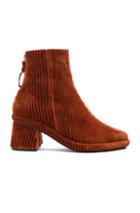 Reike Nen Corduroy Ring Slim Boots In Brown