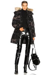 Canada Goose Shelburne Parka In Abstract,black,gray