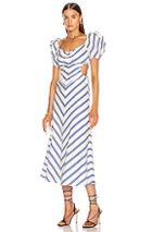 Alice Mccall At Last Dress In Blue,stripes,white