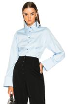 Marques ' Almeida Princess Line Classic Shirt In Blue