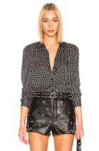 Equipment Essential Top In Black,plaid