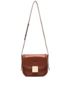 Lanvin Medium Calfskin Bag In Brown