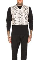 1017 Alyx 9sm Cage Python Vest In Animal Print,white