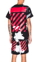 Off-white Liquid Spots Tee In Black,abstract