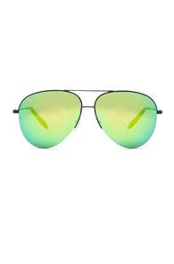 Victoria Beckham Classic Victoria In Green,metallics