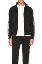 Y-3 Yohji Yamamoto 3-stripe Track Jacket In Black,stripes