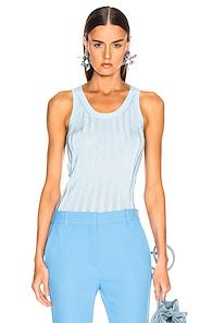 Acne Studios Katrina Tank Top In Blue