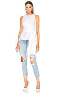 3.1 Phillip Lim Twist Front Tank In White