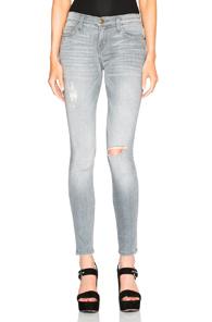 Current/elliott Ankle Skinny In Gray