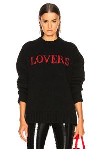 Amiri Lovers Sweater In Black
