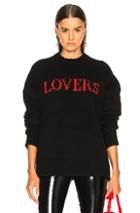 Amiri Lovers Sweater In Black