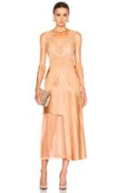 Stella Mccartney Sable Satin Dress In Pink