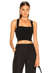 Khaite Kiki Bralette Top In Black