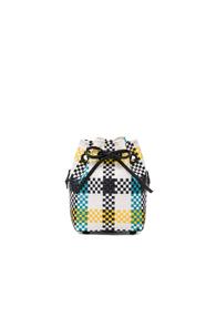 Truss Mini Bucket In Blue,checkered & Plaid,yellow