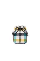 Truss Mini Bucket In Blue,checkered & Plaid,yellow