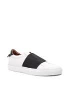 Givenchy Strap Leather Sneakers In White
