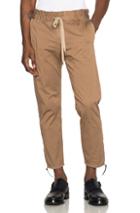 Robert Geller Garment Washed Dock Pants In Brown