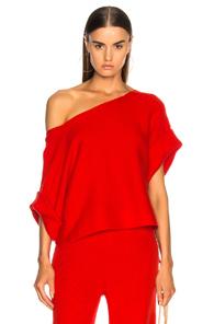 Mara Hoffman Margaret Knit Crop Top In Red