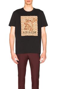 Coach 1941 X Keith Haring Tee In Black