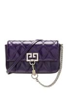 Givenchy Pocket Chain Wallet In Purple