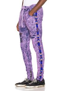 Alchemist Beaded Trim Jogger In Purple