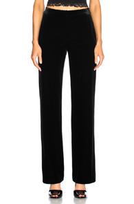 L'agence Arlo Velvet Pant In Black