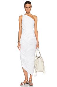 Norma Kamali Diana Dress In White