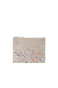 Maison Margiela Pollock Effect Pouch In Gray