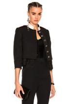 Alexander Mcqueen Jacket In Black