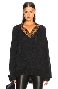 Iro Diamon Sweater In Black,gray
