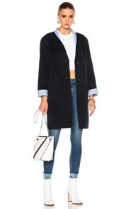 Rag & Bone Reversible Melbourne Coat In Blue