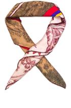 Pierre-louis Mascia Aloe Bandana In Red,floral