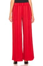 Raquel Allegra Wide Leg Pant In Stripes,red