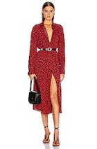 Iro Pirae Dress In Animal Print,red