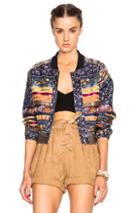 Etro Silvie Jacket In Blue,floral