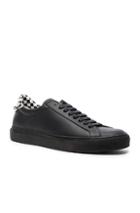Givenchy Leather Urban Street Low Sneakers In Black