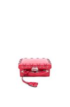 Mark Cross Grace Small Box Bag In Red