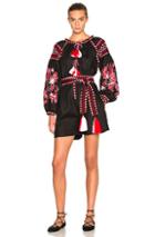 March 11 Poltava Romper In Black,red,abstract
