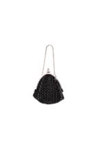 Saint Laurent Small Glitter Dots Serpent Purse In Black