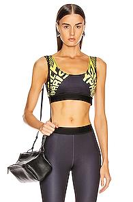 Givenchy Sporty Logo Sports Bra Top In Black