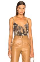 L'agence Jane Cami Top In Abstract,green