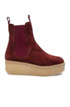 Flamingos Suede Deltona Boots In Red